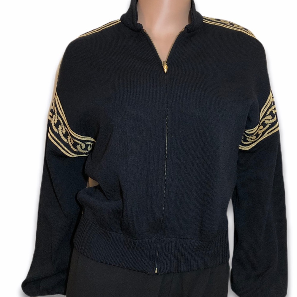 St John zip up sweater